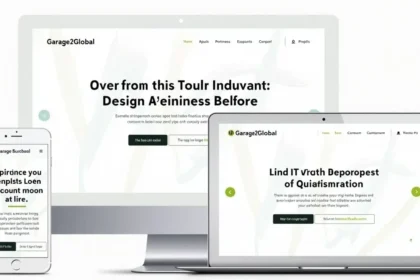 custom website design by garage2global