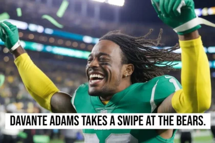 davante adams takes a swipe at the bears.